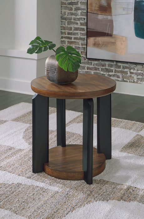 Kraeburn Brown/Black End Table