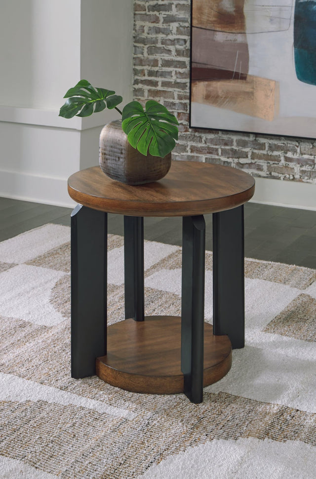 Kraeburn Brown/Black End Table