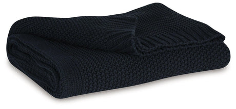 Gayelery Black Throw (Set of 3)