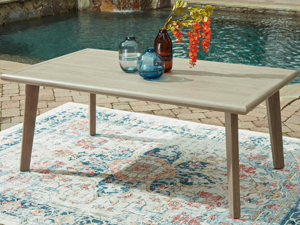 Cliff Trails Beige Outdoor Dining Table