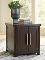 Breckington Dark Brown End Table