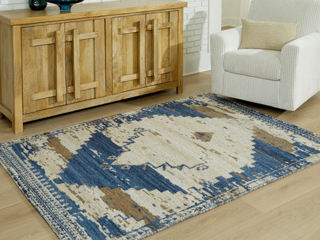 Varnler Blue/Brown/Tan 8' x 10' Rug