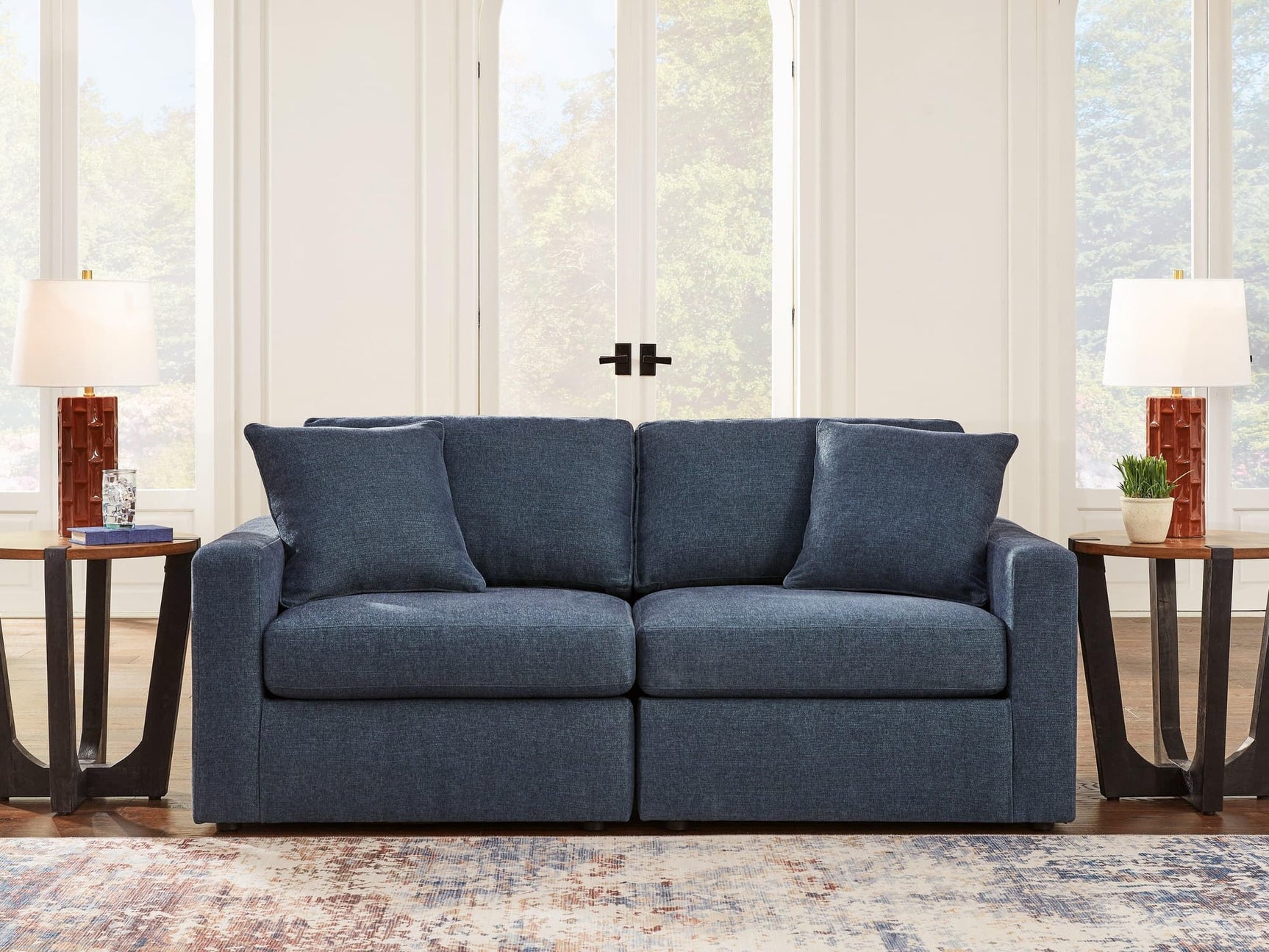 Modmax Ink Performance Fabric,Next-Gen Nuvella™ 2-Piece Sectional