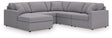 Modmax Granite 5-Piece Sectional with Chaise