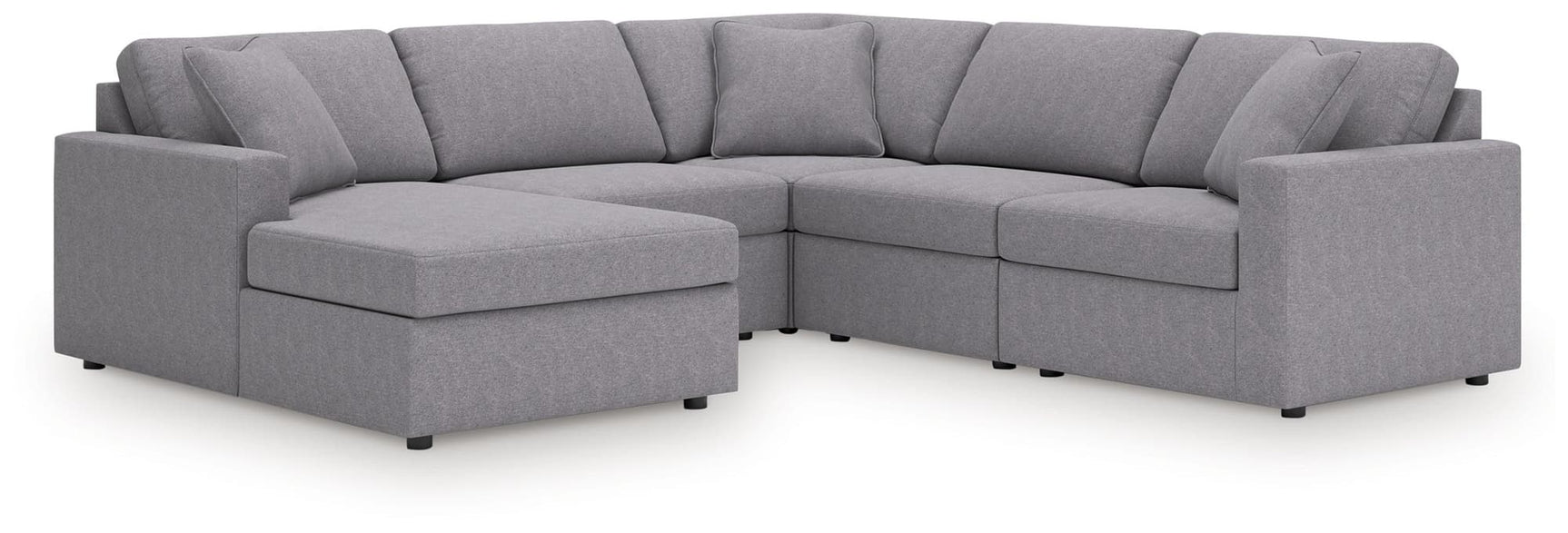 Modmax Granite 5-Piece Sectional with Chaise