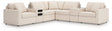 Modmax Oyster 7-Piece Balanced Sectional with Audio and Storage Consoles