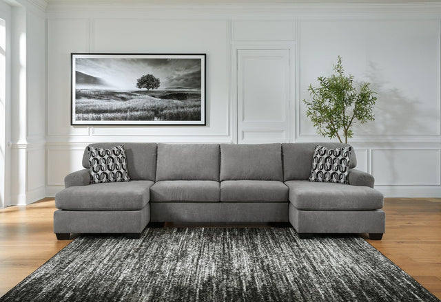 Birkdale Court Gray 3-Piece Sectional