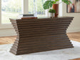 Hannodream Warm Brown Sofa Table
