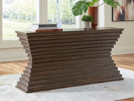Hannodream Warm Brown Sofa Table