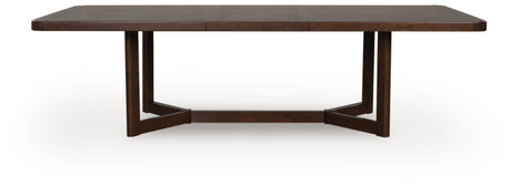 Dilenno Dark Brown Dining Extension Table
