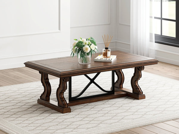 Maylee Dark Brown Coffee Table
