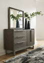 Arkenton Grayish Brown Dresser and Mirror