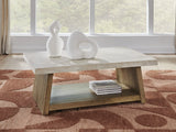 Brendalhouse Light Brown Coffee Table