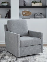 Freybourne Next-Gen Nuvella Pewter Next-Gen Nuvella™ Swivel Accent Chair