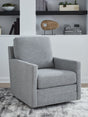 Freybourne Next-Gen Nuvella Pewter Next-Gen Nuvella™ Swivel Accent Chair