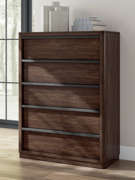Dilenno Dark Brown Chest of Drawers