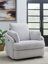 Alainmont Next-Gen Nuvella Stone Next-Gen Nuvella™ Swivel Power Recliner