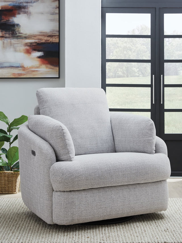Alainmont Next-Gen Nuvella Stone Next-Gen Nuvella™ Swivel Power Recliner