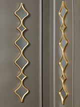 Harriswood Gold Finish Accent Mirror Set (Set of 2)