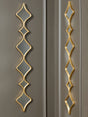 Harriswood Gold Finish Accent Mirror Set (Set of 2)