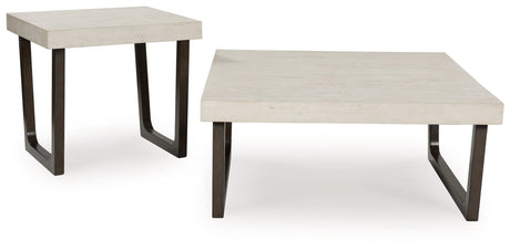 Westenfort Espresso/Gray Table (Set of 2)