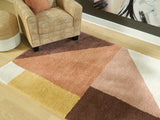 Gailmore Cream/Pink/Ocher 5' x 7' Rug