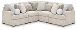 Cuddle Plush Arctic 5-Piece Sectional