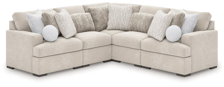 Cuddle Plush Arctic 5-Piece Sectional