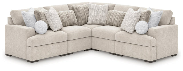 Cuddle Plush Arctic 5-Piece Sectional