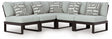 Beachloft Black/Gray 5-Piece Outdoor Sectional