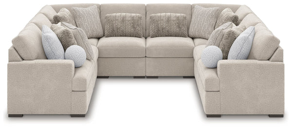Cuddle Plush Arctic 10-Piece Sectional