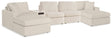 Modmax Oyster 5 Piece Sectional with Audio Console