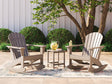 Sundown Driftwood Treasure 2 Outdoor Chairs with End Table