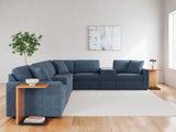 Modmax Ink 8-Piece Sectional with Ottoman