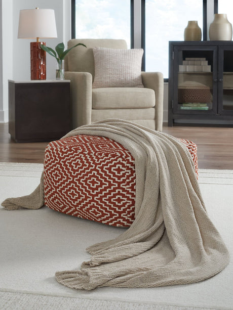 Anawood Oatmeal Chenille Throw (Set of 3)