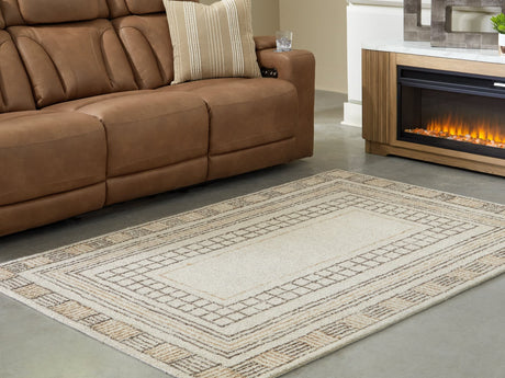 Idaman Taupe/Brown Medium Rug