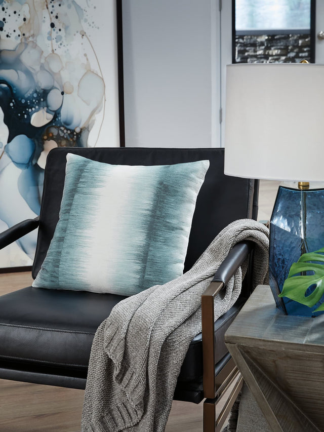 Elonwich Teal/White Pillow