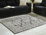 Glennisman Black/Gray/Ivory Large Rug