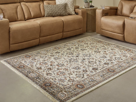 Beritham Blue/Brown/Beige Medium Rug