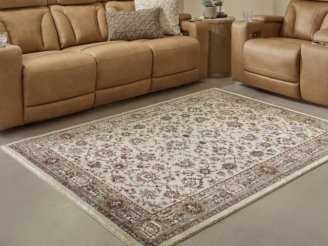 Beritham Blue/Brown/Beige Medium Rug