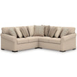 LadyMae Twill Performance Fabric,Next-Gen Nuvella™ 3-Piece Sectional