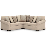 LadyMae Twill Performance Fabric,Next-Gen Nuvella™ 3-Piece Sectional