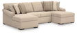 LadyMae Twill Performance Fabric,Next-Gen Nuvella™ 3-Piece Sectional with Chaise