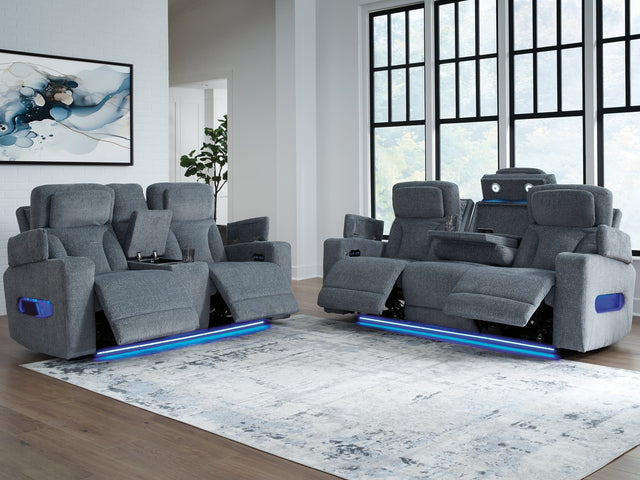 Studio Steel Cave Sofa and Loveseat