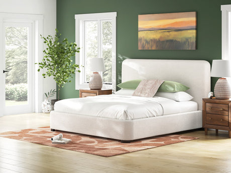Brintstreet Beige Next-Gen DuraPella King Upholstered Bed