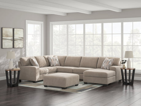 Seyler Lane Hemp Chenille 3-Piece Sectional with Chaise