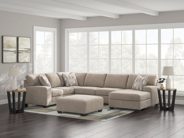 Seyler Lane Hemp Chenille 3-Piece Sectional with Chaise