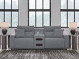 ModMax II Salt and Pepper Next-Gen Nuvella™ 3-Piece Power Reclining Sectional