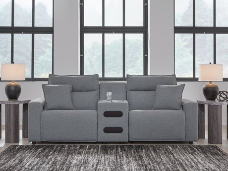ModMax II Salt and Pepper Next-Gen Nuvella™ 3-Piece Power Reclining Sectional