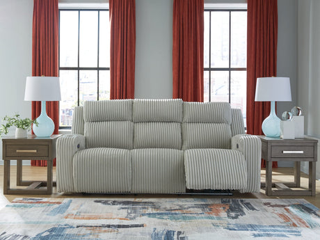 Forest Lake Alloy Chenille,Velvet Power Reclining Sofa
